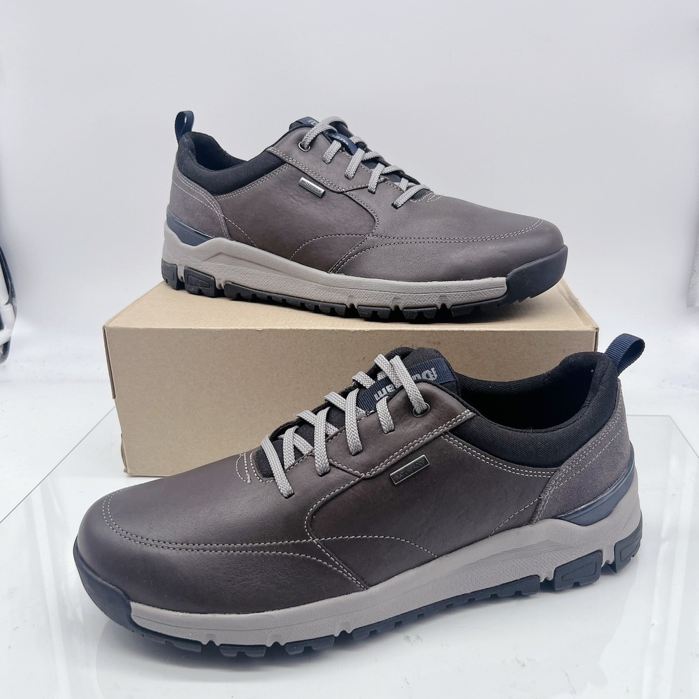 Dunham Glastonbury UBall II Men's Walking Shoes Gray Leather US 13 4E Extra Wide